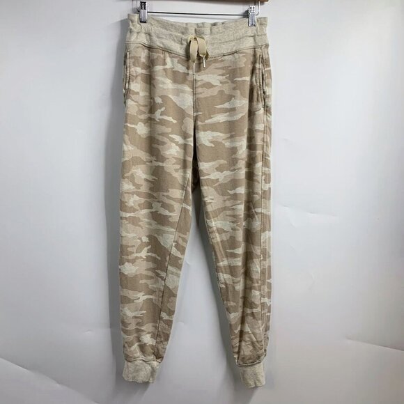 Athleta Women's Balance Camouflage Oatmeal Heather Printed Jogger Pant Size S - Picture 1 of 13